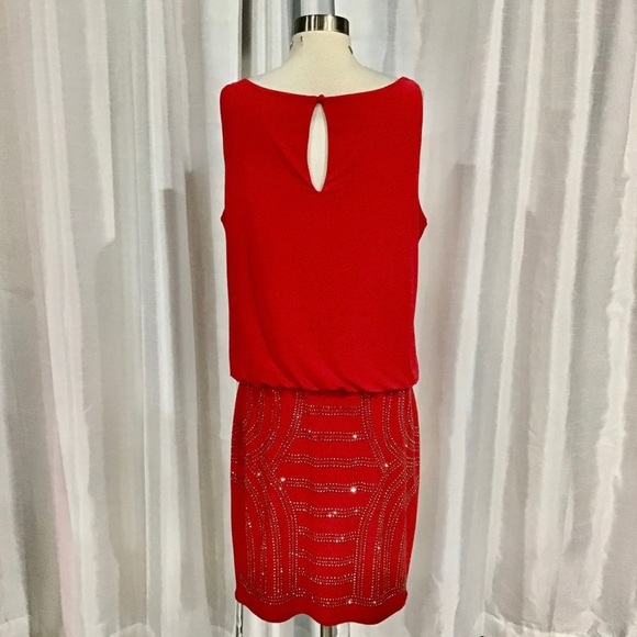 CACHE Short Red Gown Size L - Picture 2 of 7